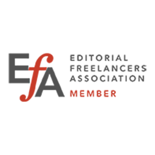 Sharon Skinner is a member of the Editorial Freelancers Association