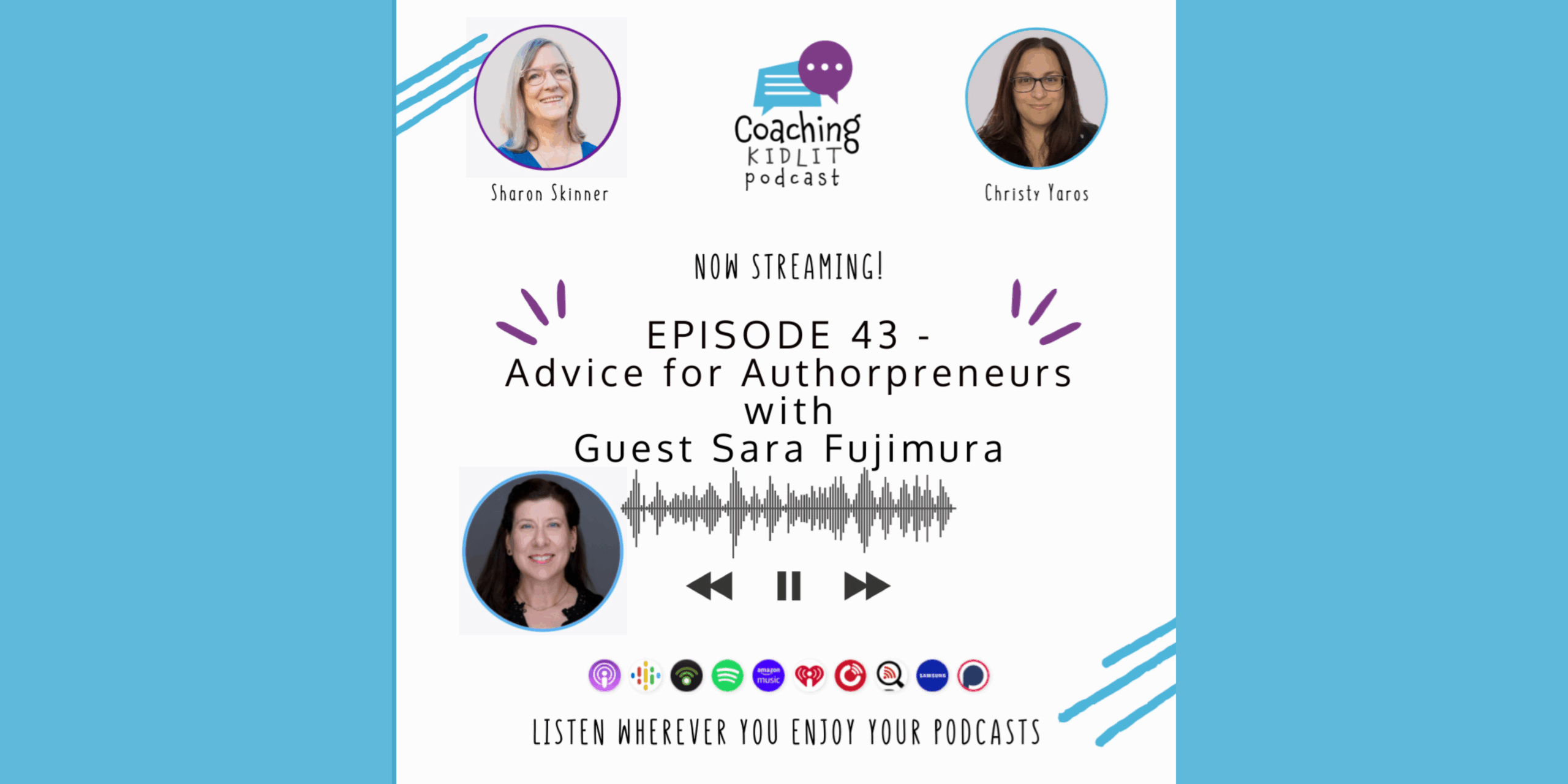 Advice for Authorpreneurs with Guest Sara Fujimura